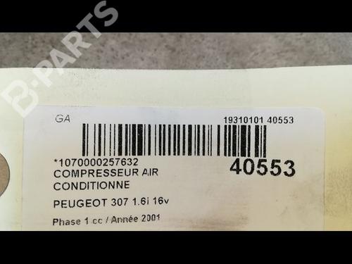AC compressor PEUGEOT 307 (3A/C) 1.6 16V | BP9610779M34 