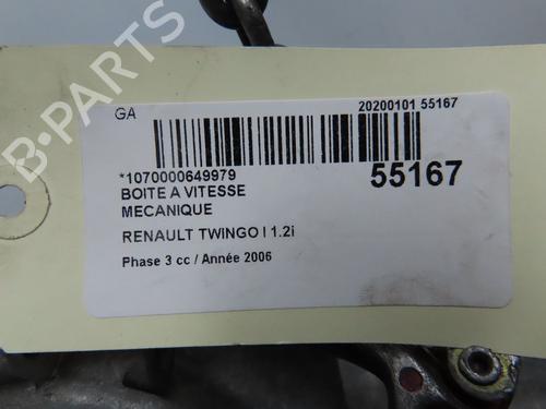 Gearbox RENAULT TWINGO I (C06_) 1.2 16V (C06C, C06D, C06K) | BP30188524M3 