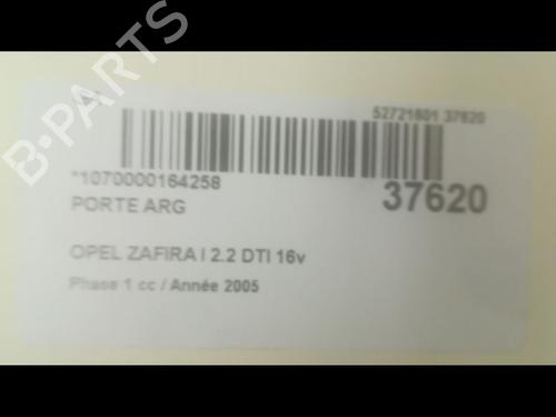Used Left rear door OPEL ZAFIRA A MPV (T98) 2.2 DTI 16V (F75) (125 hp) 9601523