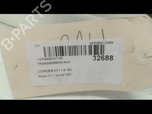 Left front driveshaft CITROËN C3 I (FC_, FN_) 1.4 HDi | BP23172836M38 
