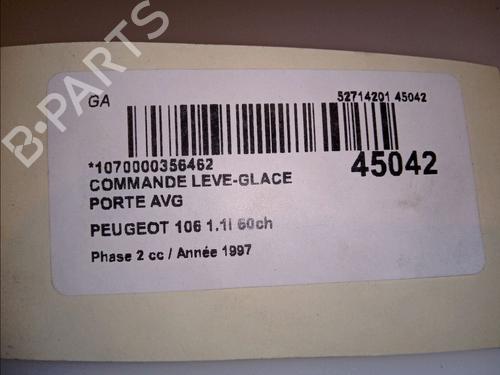 Used Left front window switch Left front window switch PEUGEOT 106 I (1A, 1C) 1.1 (60 hp) 11102996 11102996