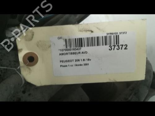 Used Right front shock absorber PEUGEOT 206 Hatchback (2A/C) 1.6 16V (109 hp) 23173076