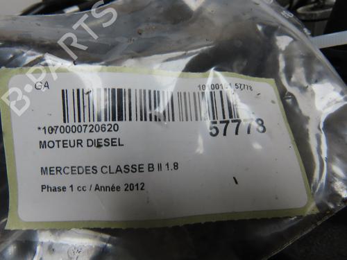 Used Engine Engine MERCEDES-BENZ B-CLASS Sports Tourer (W246, W242) B 180 CDI (246.200) (109 hp) 40110543 40110543