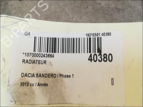 Used Water radiator DACIA SANDERO 1.2 16V LPG (75 hp) 9609052
