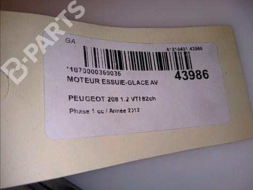Front wiper motor PEUGEOT 208 I (CA_, CC_) 1.2 VTI 82 | BP11104603M29 