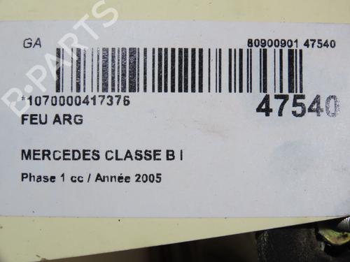 Left taillight MERCEDES-BENZ B-CLASS Sports Tourer (W245) B 200 CDI (245.208) | BP18129739C34 