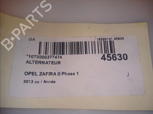 Used Alternator Alternator OPEL ZAFIRA TOURER C (P12) 1.6 CDTI (75) (136 hp) 11932735 11932735