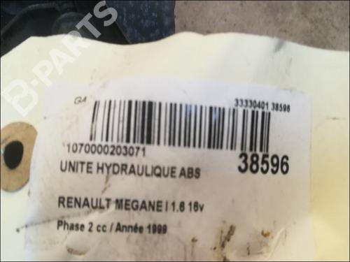 ABS pump RENAULT MEGANE I (BA0/1_) 1.6 16V (BA04, BA0B, BA11, BA1J, BA16, BA19, BA1K, BA1V,... | BP9604080M43 