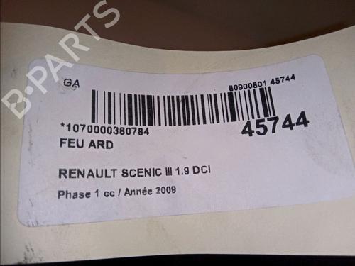 Used Right taillight RENAULT SCÉNIC III (JZ0/1_) 1.9 dCi (JZ0J, JZ1J, JZ1K, JZ1S) (131 hp) 11204121