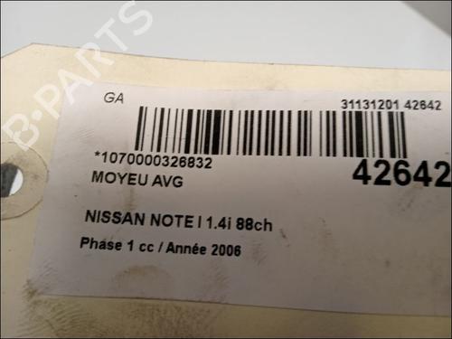 Used Right front steering knuckle NISSAN NOTE (E11, NE11) 1.6 (110 hp) 14876209