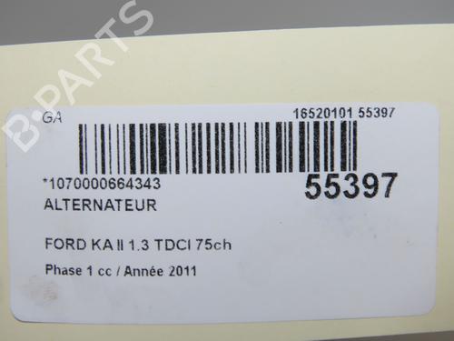 Alternator FORD KA (RU8) 1.3 TDCi | BP33711603M7  - Image 8