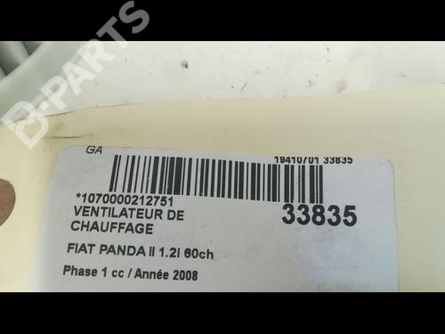 Heater blower motor FIAT PANDA (169_) 1.2 (169.AXB11, 169.AXB1A) | BP9605115M62 