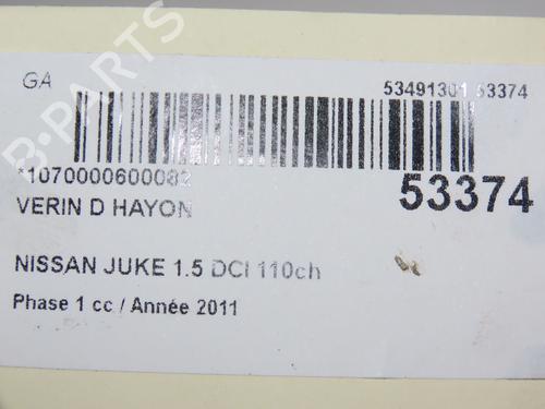 Tailgate lift support NISSAN JUKE (F15) 1.5 dCi | BP28969307C138 