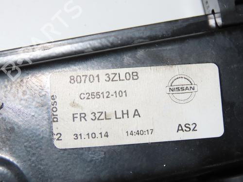Front left window mechanism NISSAN PULSAR Hatchback (C13) 1.2 DIG-T | BP32308397C22 - Image 3