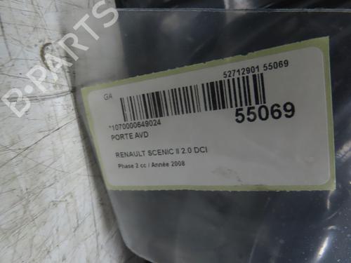 Right front door RENAULT GRAND SCÉNIC II (JM0/1_) 2.0 dCi (JM1K) | BP28831276C3 