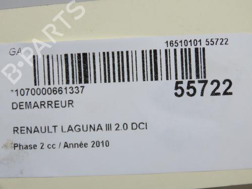 Starter RENAULT LAGUNA III (BT0/1) 2.0 dCi (BT07, BT0J, BT14, BT1A, BT1S) | BP36493430M8 - Image 7