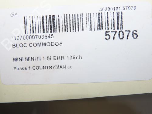Ratstangsstang MINI MINI CLUBMAN (F54) Cooper | BP39756459I23 - Image 5
