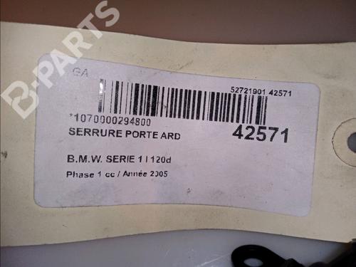 Rear right lock BMW 1 (E87) 120 d | BP11103403C99 