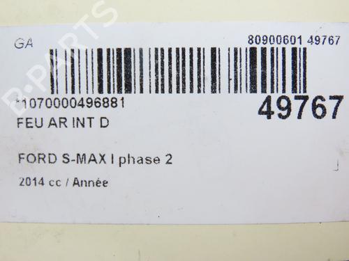 Right tailgate light FORD S-MAX (WA6) 2.0 TDCi | BP29441830C80 