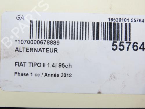 Alternator FIAT TIPO Hatchback (356_, 357_) 1.4 (356HXA1B, 357) | BP30164281M7 