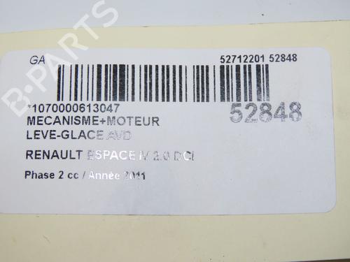 Front right window mechanism RENAULT ESPACE IV (JK0/1_) 2.0 dCi (JK01, JK02, JK1J, JK1K, JK1H) | BP32004998C23