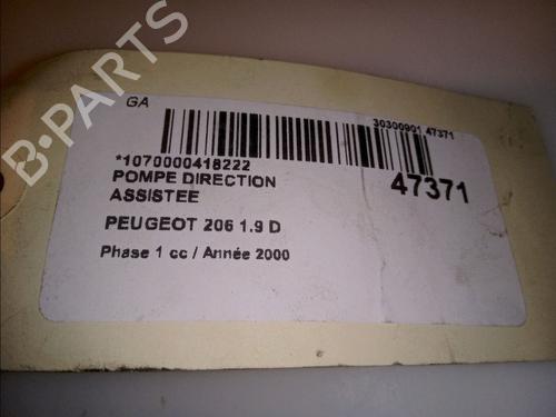Used Steering pump PEUGEOT 206 Hatchback (2A/C) 1.9 D (69 hp) 14950674
