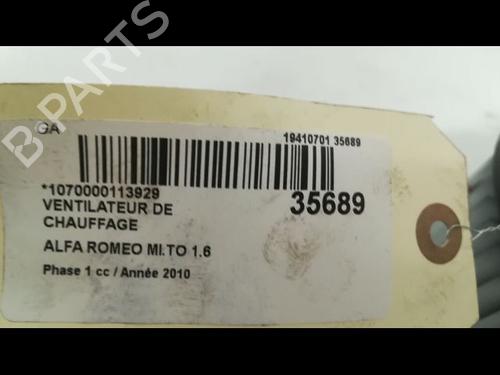 Used Heater blower motor ALFA ROMEO MITO (955_) 1.6 JTDM (955AXC1B) (120 hp) 9597946