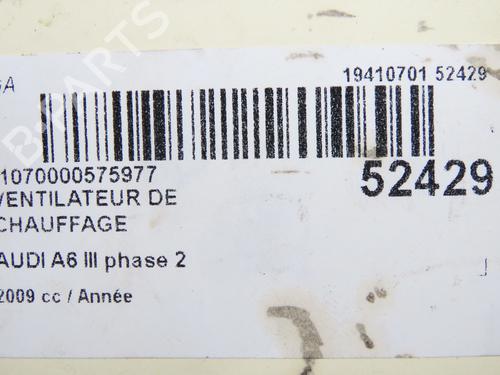 Heater blower motor AUDI A6 C6 Avant (4F5) 2.7 TDI | BP31120148M62 