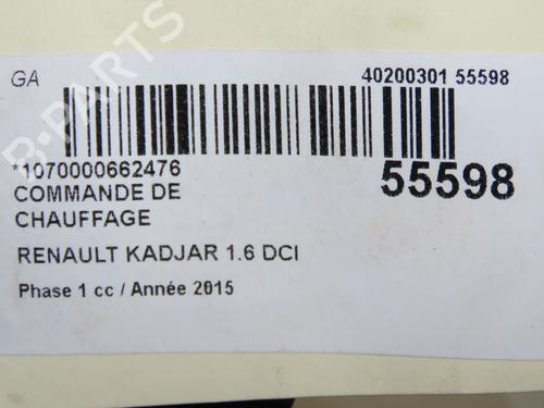 Climate control RENAULT KADJAR (HA_, HL_) 1.6 dCi 130 (HLA4) | BP33032144I5  - Image 6