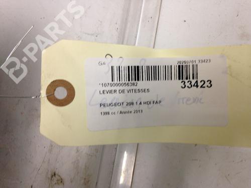 Gear lever PEUGEOT 208 I (CA_, CC_) 1.4 HDi | BP9594565M90 