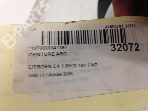 Rear left belt tensioner CITROËN C4 I (LC_) 1.6 HDi | BP9609759C89 