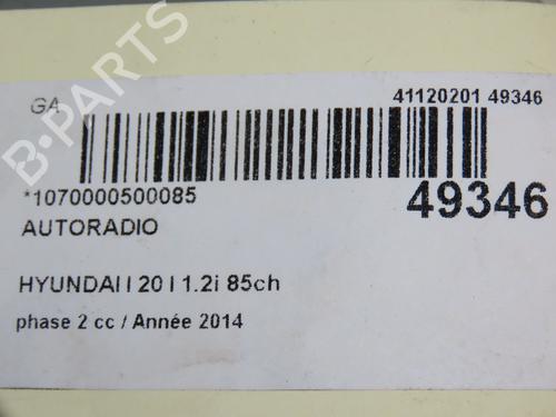 Radio HYUNDAI i20 I (PB, PBT) 1.2 | BP18476724E6 