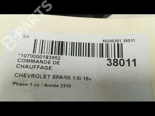 Climate control CHEVROLET SPARK (M300) 1.0 | BP9602937I5 