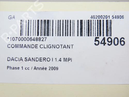 Used Steering column stalk DACIA SANDERO 1.4 MPI LPG (72 hp) 28830316