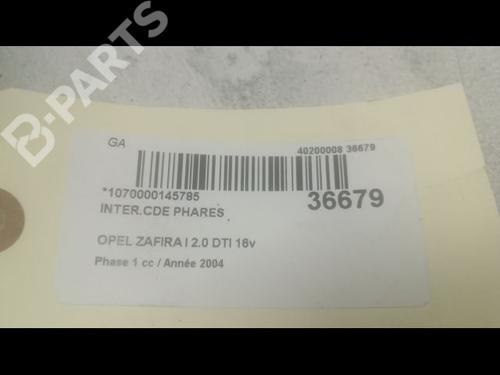 Headlight switch OPEL ZAFIRA A MPV (T98) 2.0 DTI 16V (F75) | BP9600304I24 