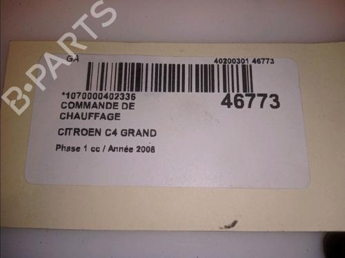 AC-Styringsenhed/Manøvreenhed CITROËN C4 Grand Picasso I (UA_) 2.0 HDi 138 | BP14951060I5 