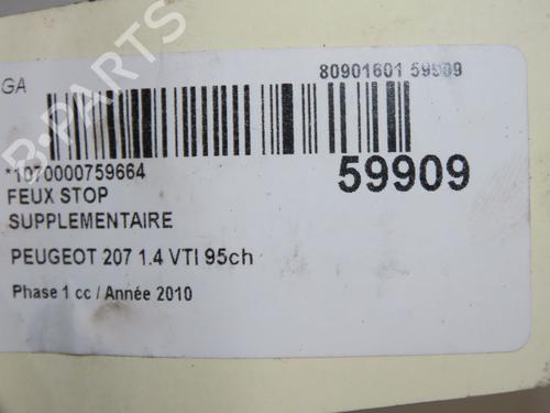 Bremselys Bremselys PEUGEOT 207 (WA_, WC_) 1.4 16V (88 hp) 37226081 37226081