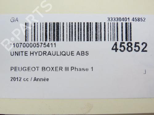 Used ABS pump PEUGEOT BOXER Van 2.2 HDi 130 (131 hp) 24344387