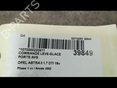 Used Left front window switch Left front window switch OPEL ASTRA G Hatchback (T98) 1.7 DTI 16V (F08, F48) (75 hp) 9606687 9606687