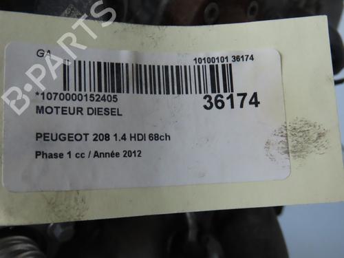 Used Engine PEUGEOT 208 I (CA_, CC_) 1.4 HDi (68 hp) 9600775