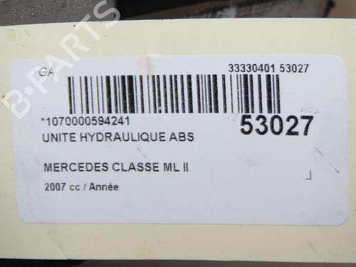 ABS pump MERCEDES-BENZ M-CLASS (W164) ML 320 CDI 4-matic (164.122) | BP36657609M43 - Image 9
