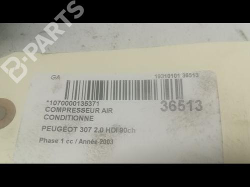 AC compressor PEUGEOT 307 (3A/C) 2.0 HDi 90 | BP9602002M34 