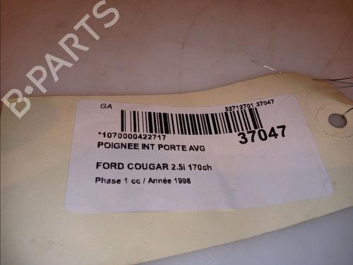Used Front left interior door handle FORD COUGAR (EC_) 2.5 V6 24V (170 hp) 12116899