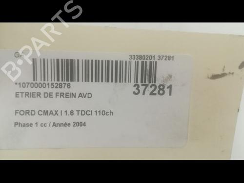 Right front brake caliper FORD FOCUS C-MAX (DM2) 1.6 TDCi | BP14877352M104