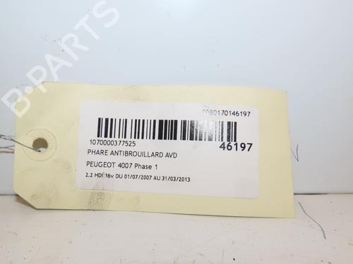 Right front fog light PEUGEOT 4007 (VU_, VV_) 2.2 HDi | BP17469315C31 