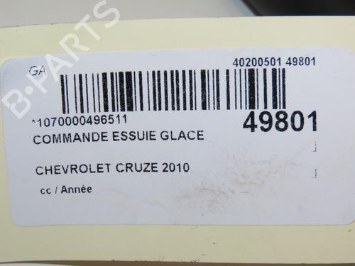 Used Steering column stalk CHEVROLET CRUZE (J300) 1.8 (141 hp) 18342670