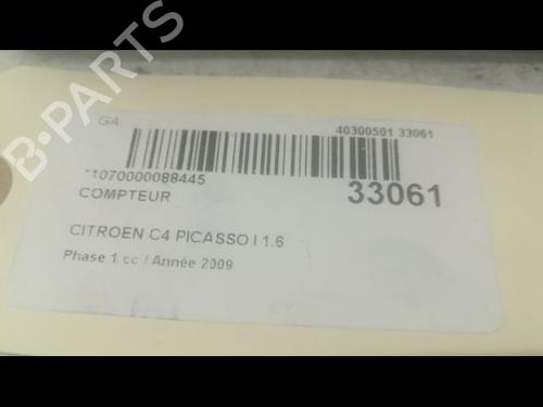 Used Instrument cluster CITROËN C4 Picasso I MPV (UD_) 1.6 HDi (109 hp) 9596710