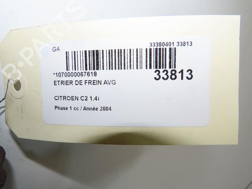 Left front brake caliper CITROËN C2 (JM_) 1.4 | BP23174058M105 - Image 2