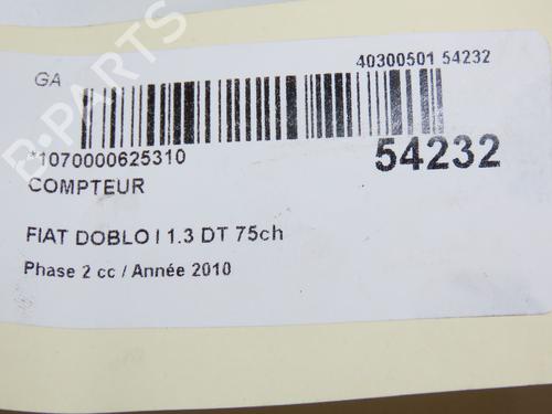 Instrument cluster FIAT DOBLO Box Body/MPV (223_) 1.3 D Multijet | BP28830530C47 