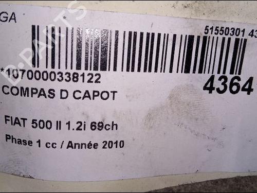 Hinge/Door check strap FIAT 500 (312_) 1.2 (312AXA1A) | BP14878975C146